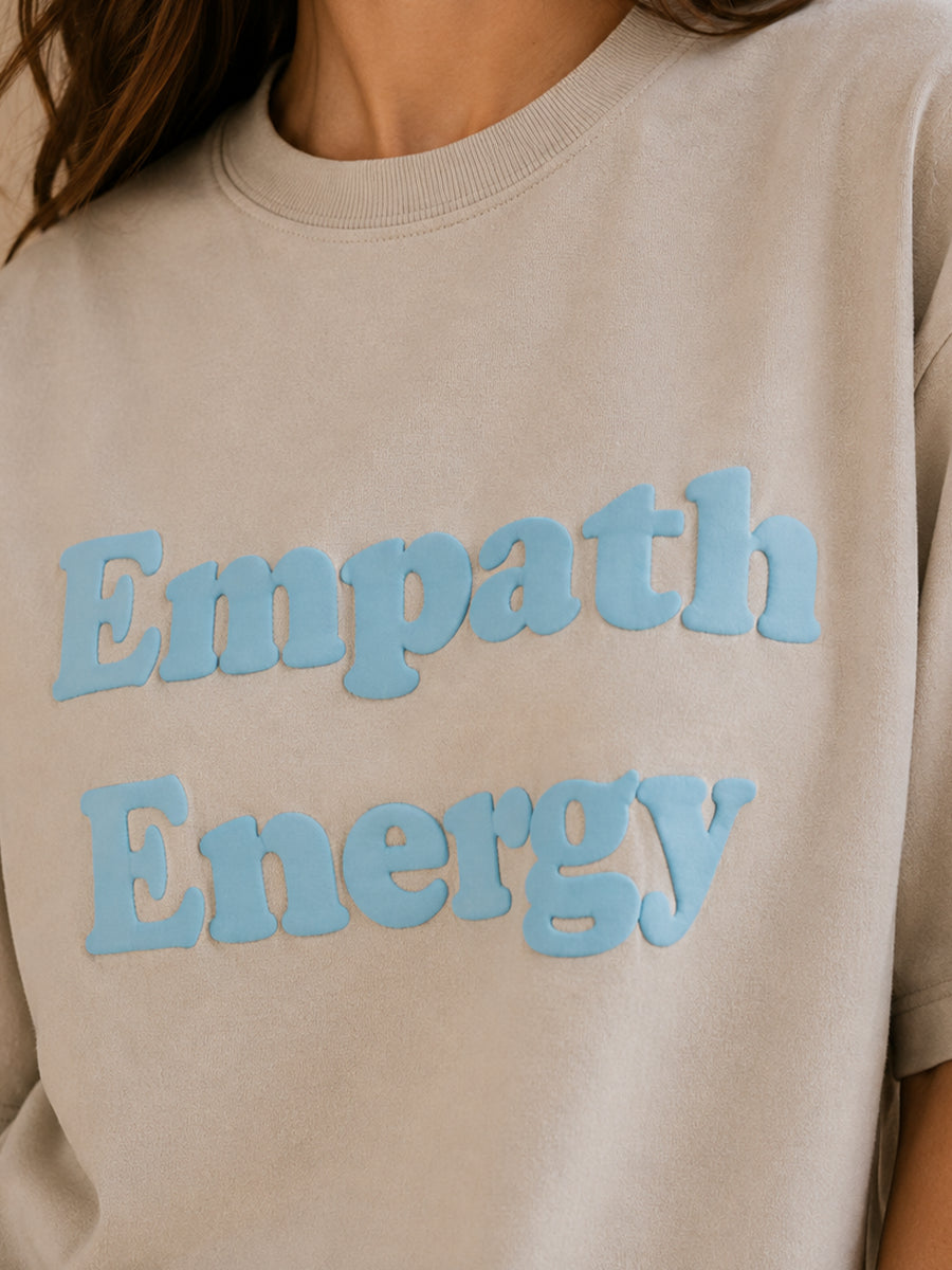 EMPATH ENERGY TEE QUIET STONE GREY