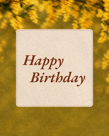 HAPPY BIRTHDAY