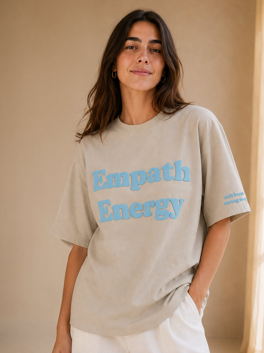 EMPATH ENERGY TEE QUIET STONE GREY