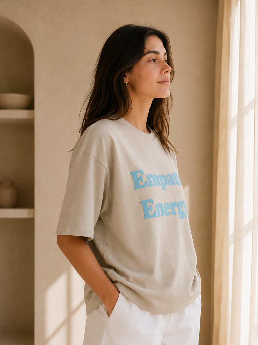 EMPATH ENERGY TEE QUIET STONE GREY