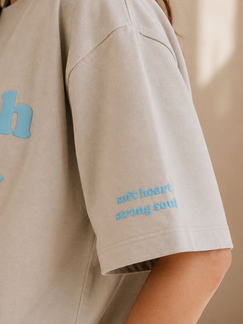EMPATH ENERGY TEE QUIET STONE GREY