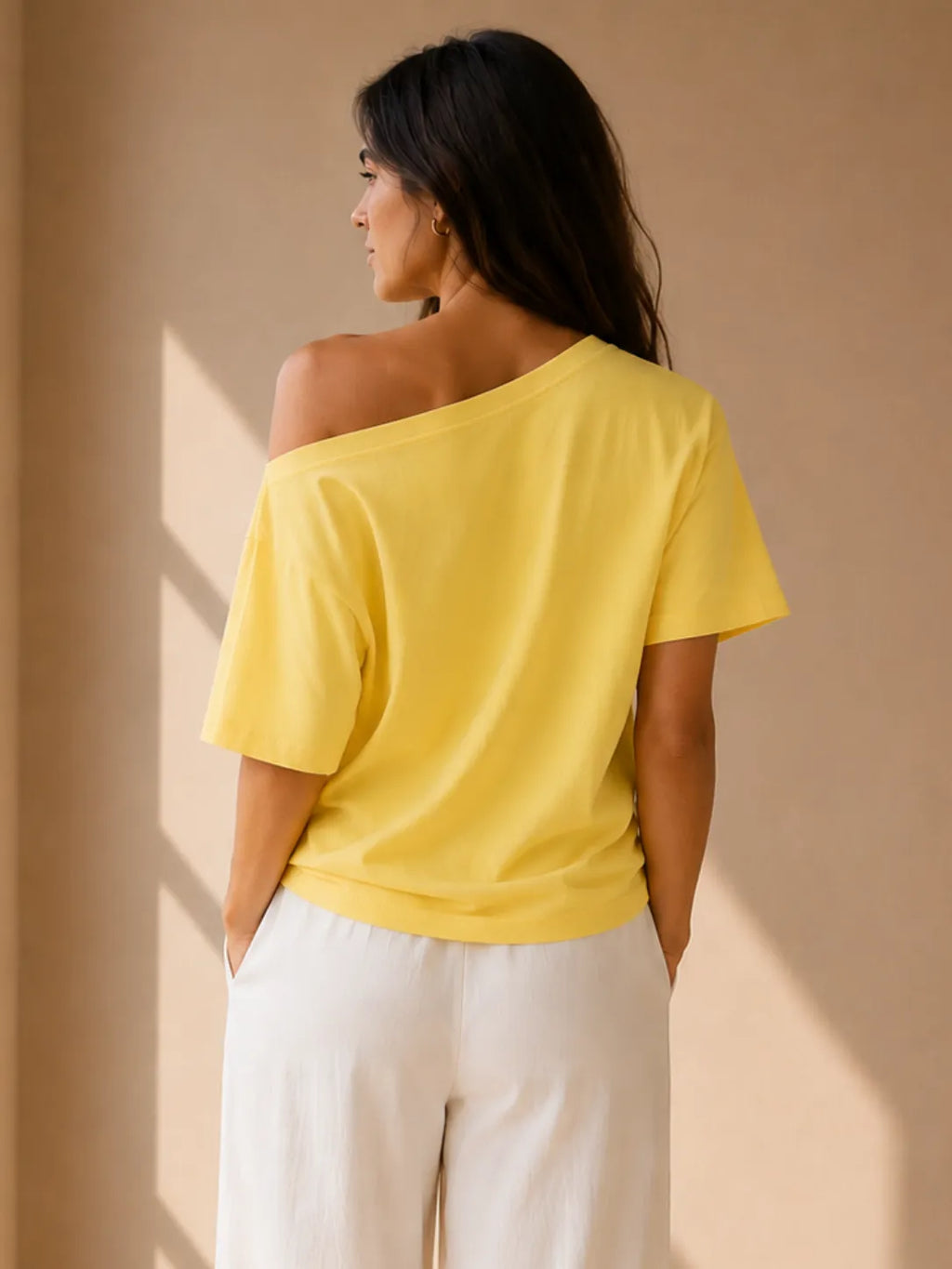 KINDNESS IS COOL SLASH TEE GOLDEN HOUR YELLOW