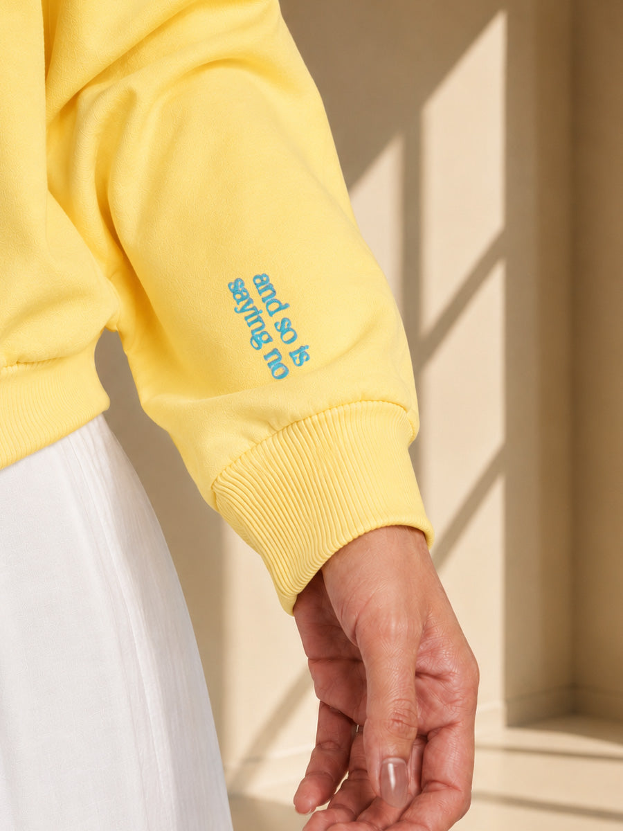 KINDNESS IS COOL SLASH TOP GOLDEN HOUR YELLOW