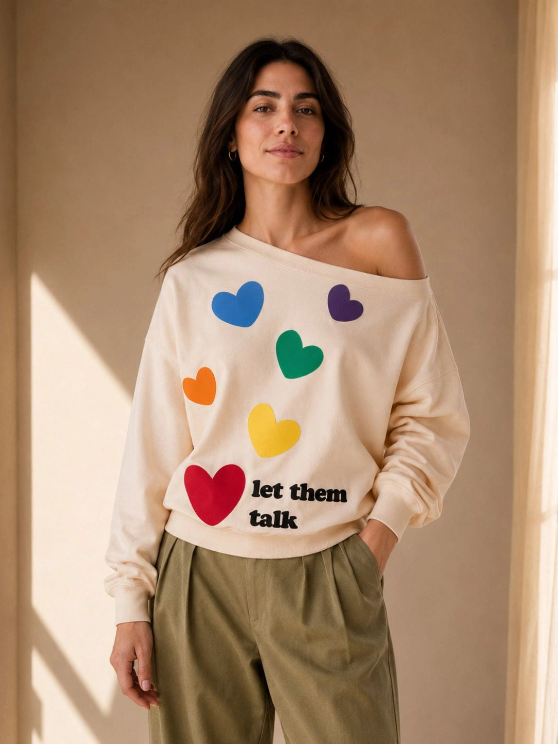 LET THEM TALK SLASH TOP MORNING CREAM