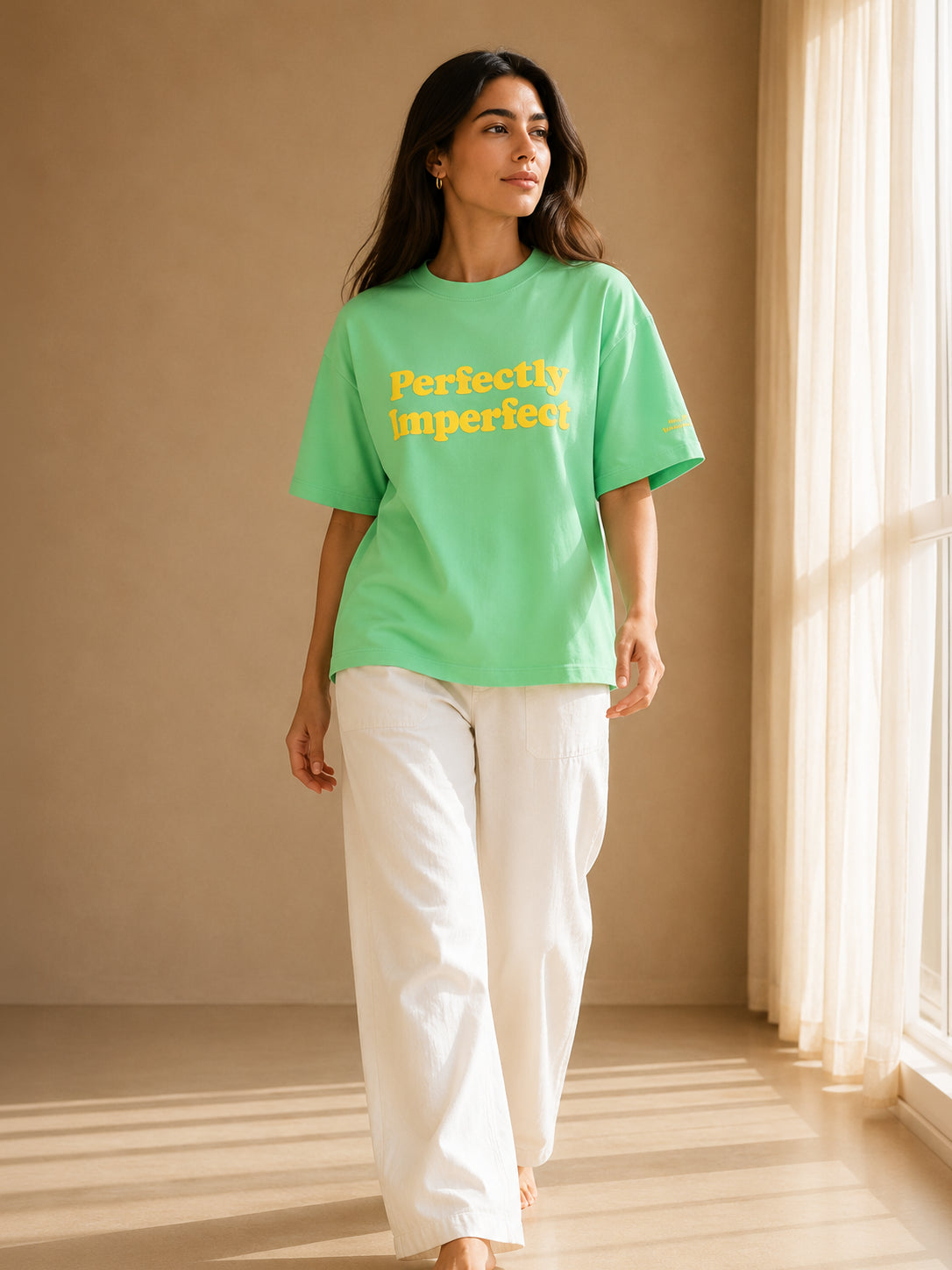 PERFECTLY IMPERFECT TEE GARDEN GREEN
